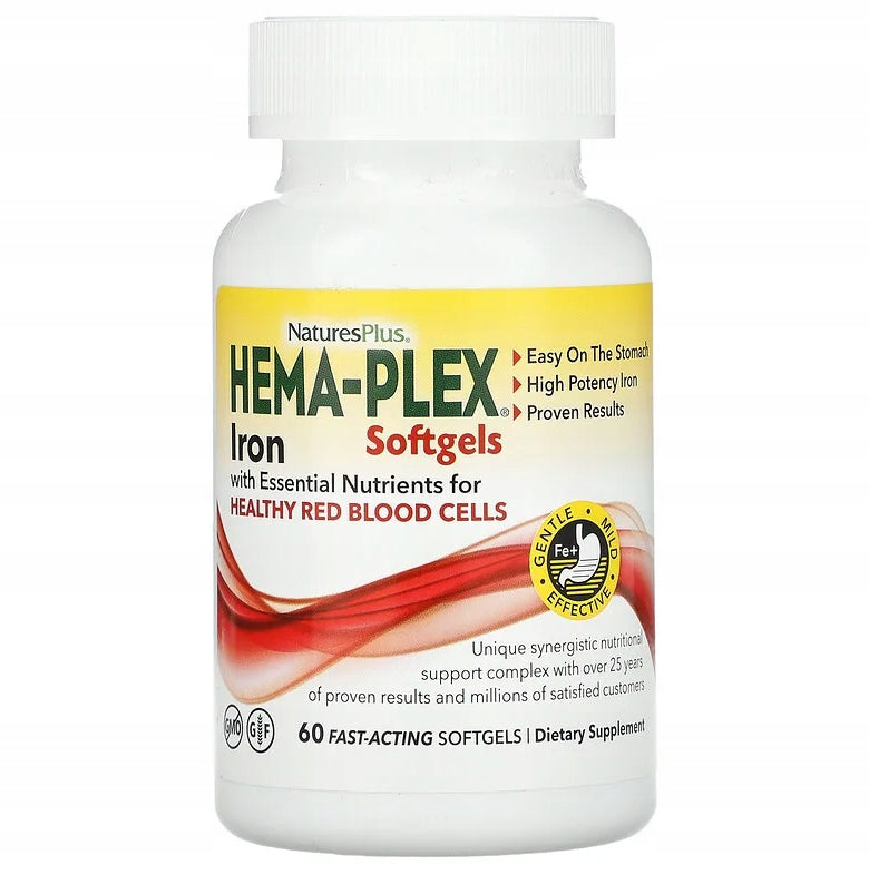 Iron Hema-Plex Iron USA wit C capsules 60 pcs.