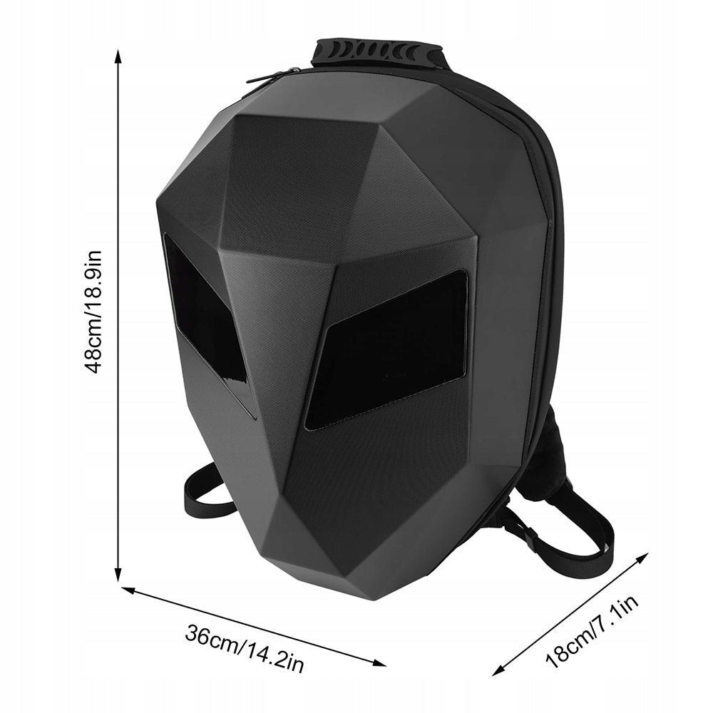 Iron Man Motorcycle Backpack LED Screen Pixel Art Spacious Waterproof Helmet Manufacturer no brand