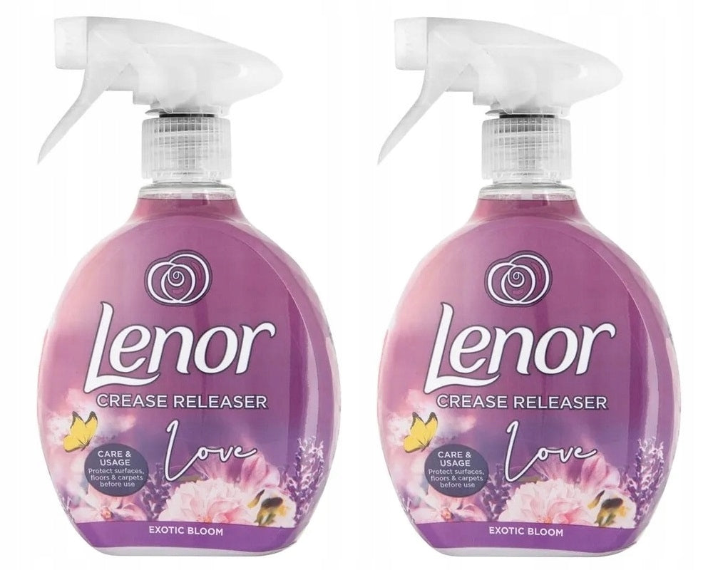 Iron Spray Crush Removal Lenor CREASE RELEASER SPRAY 2x500 ml
