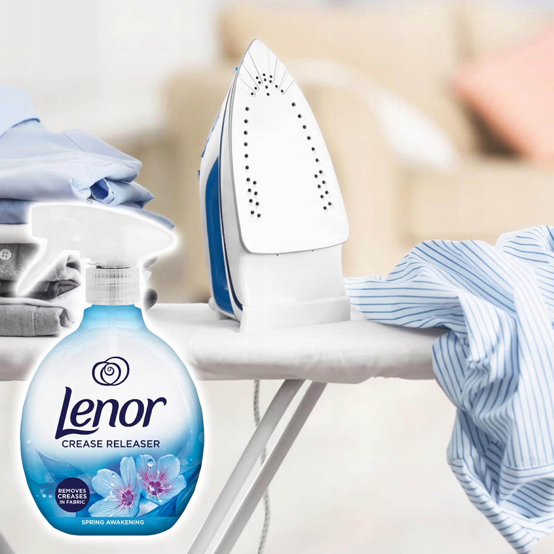 Iron Spray Fabric Smoothing Spray Lenor Spring Awakening 2x500ml Manufacturer code 5060033821039