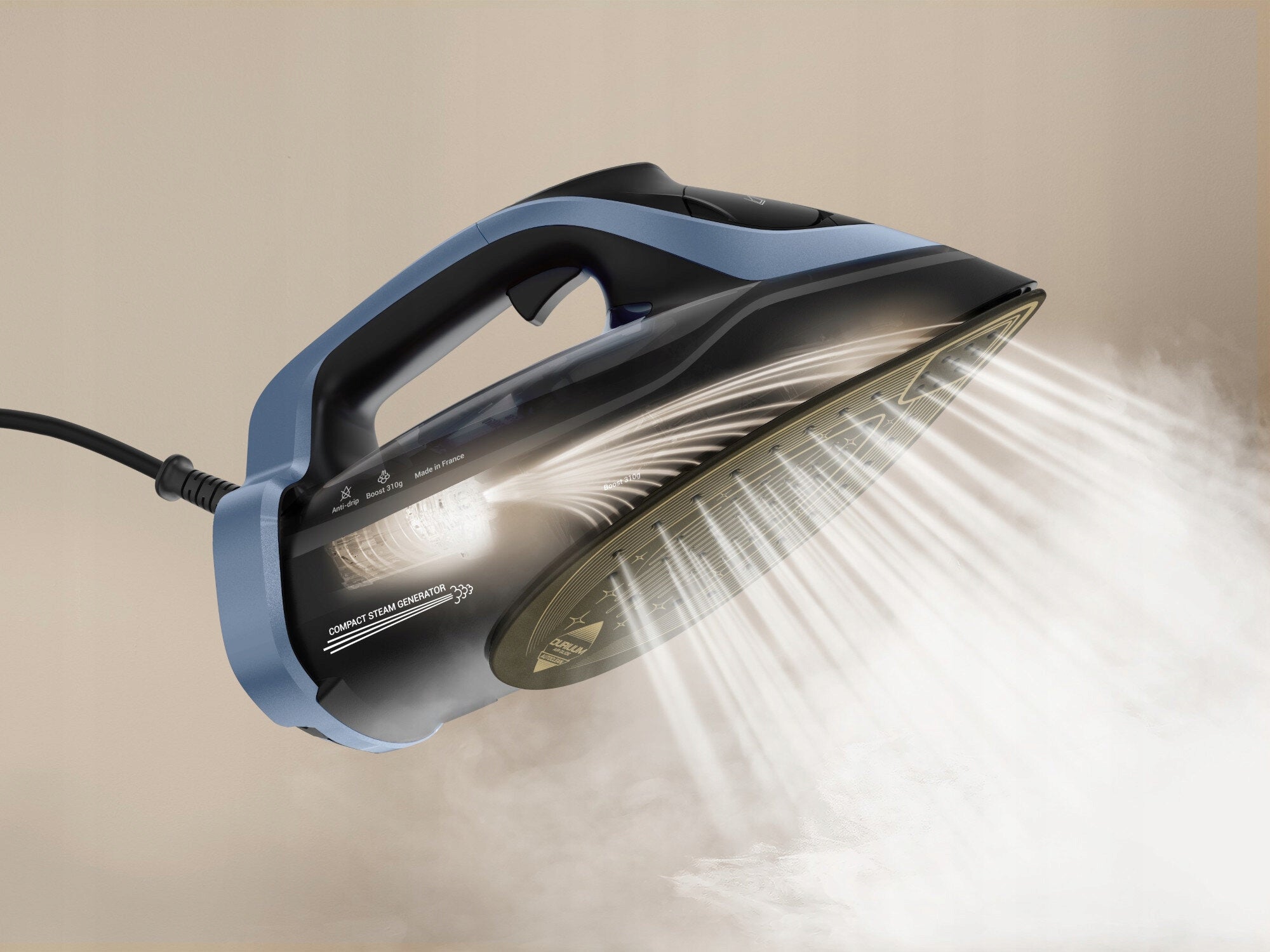 Iron TEFAL Ultimate Power Pro FV9E53E0 steam generator Safety auto shut-off drip stop
