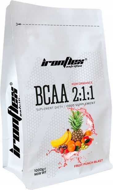 IronFlex BCAA 2:1:1 Fruit Punch 1000 g
