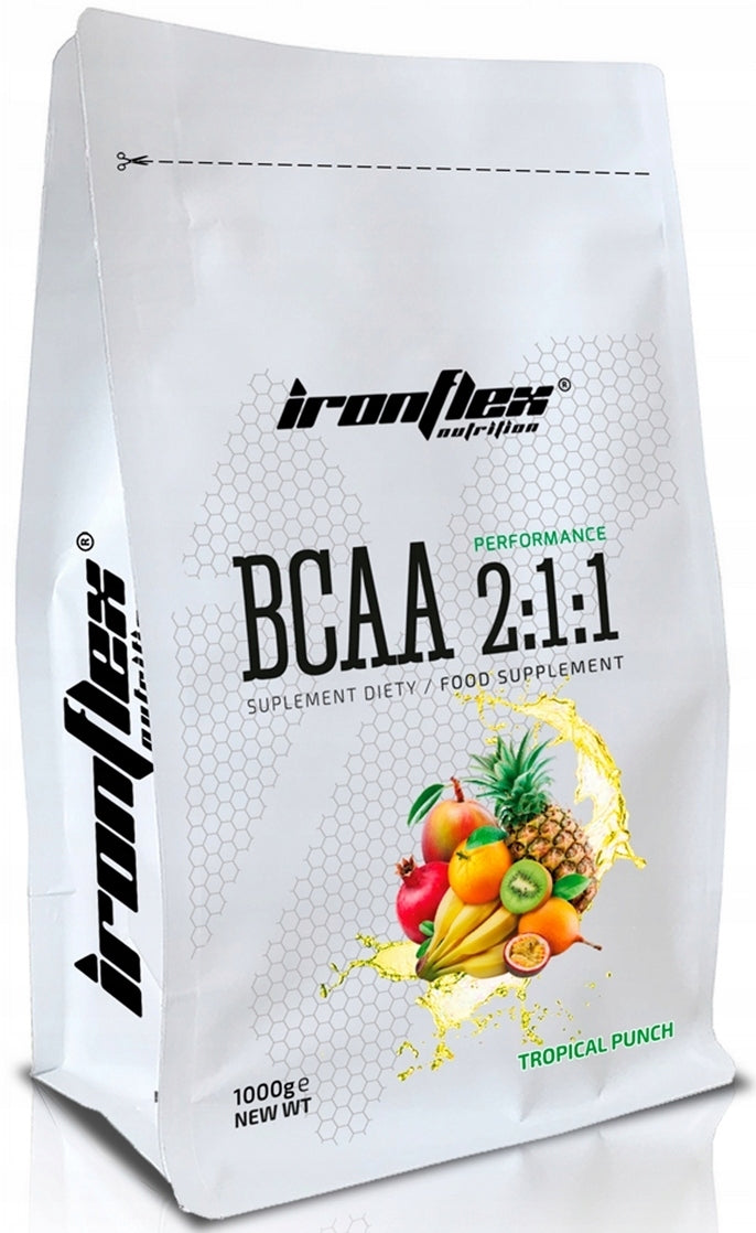 IronFlex BCAA 2:1:1 Tropical Punch 1000g