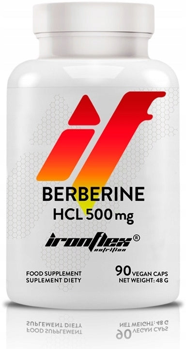 IronFlex Berberine HCL 500 mg Berberine 90 kaps.