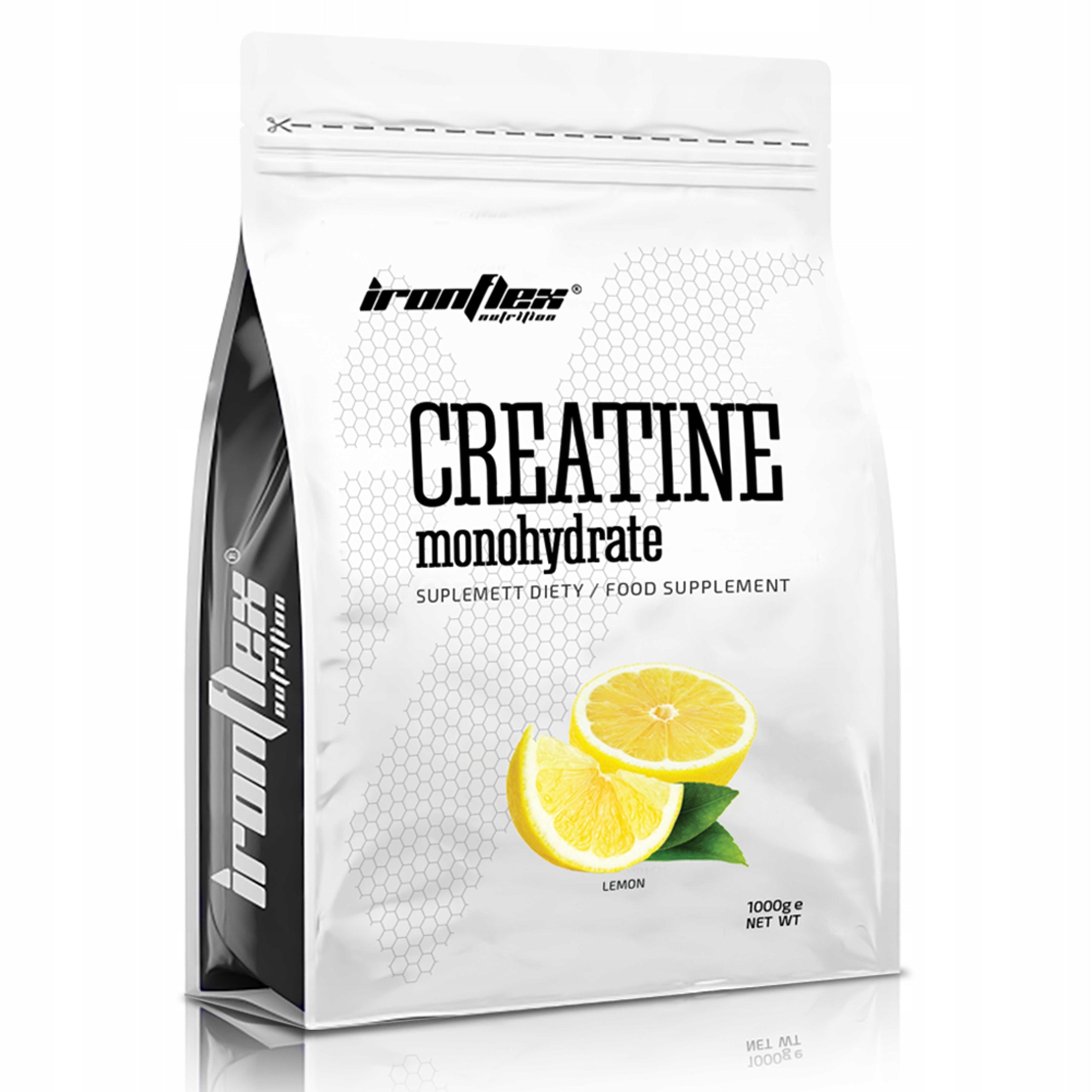 IronFlex Creatine Monohydrate Lemon Monohydrate 1000g Expiration date not specified