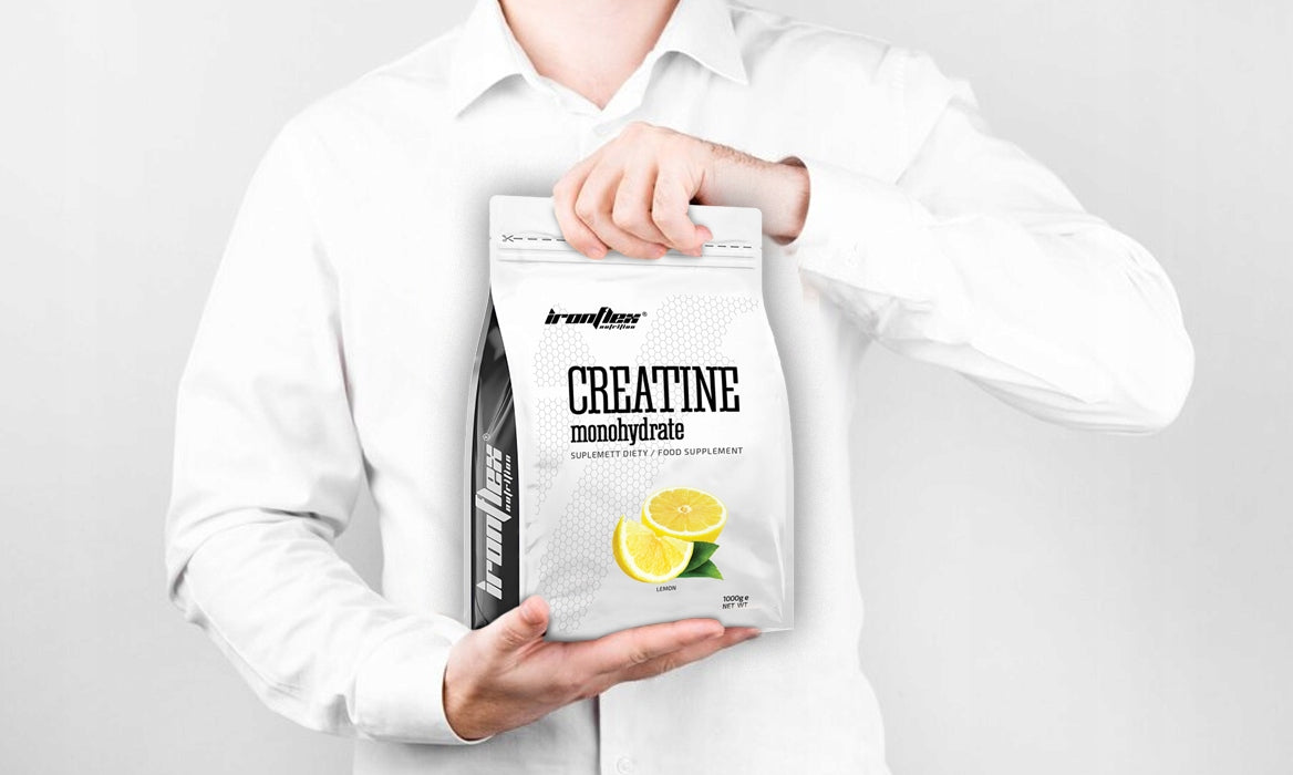 IronFlex Creatine Monohydrate Lemon Monohydrate 1000g Packaging status original