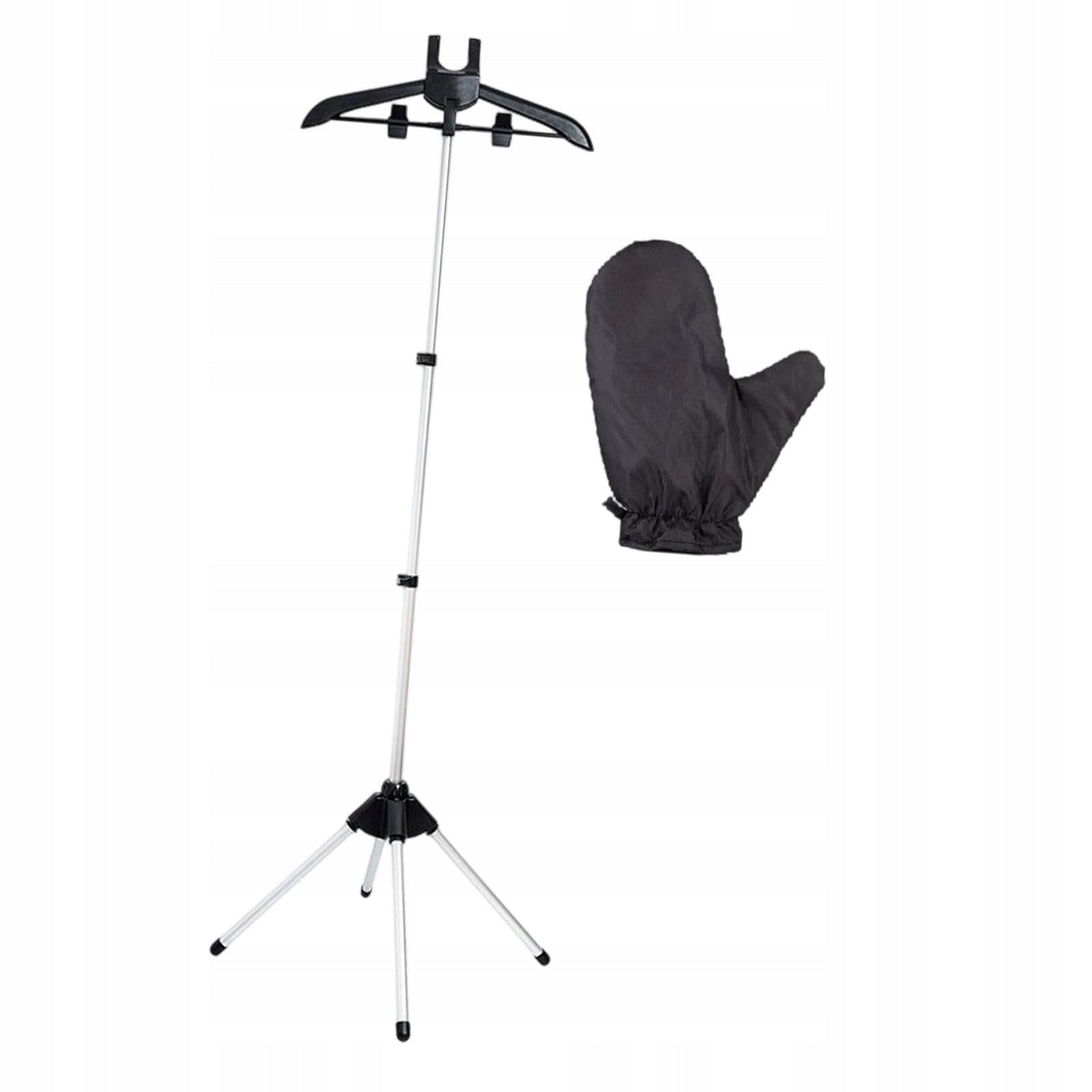 Ironing Machine Hanger Telescopic Multipurpose Accessories with Glove Black Packaging status original