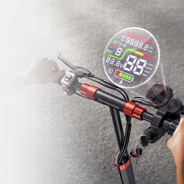 Iscooter iX5S Off-road electric vehicle 1000W black foldable 45 km/h 65 km Brand iScooter