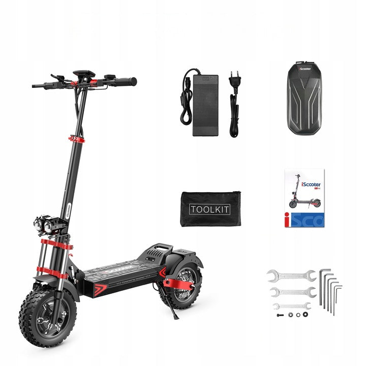 Iscooter iX8 Electric Scooter 2400W 20KM/H 70HP Dual Off-Road Motor