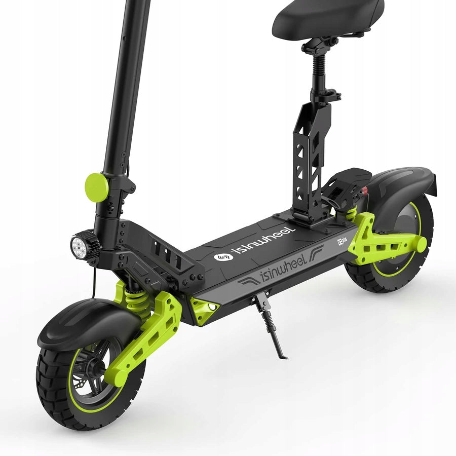 Isinwheel D2 Plus Green Prémium Elektromos Roller – 48v, 20Ah, 1000W, 65 km Brand isinwheel