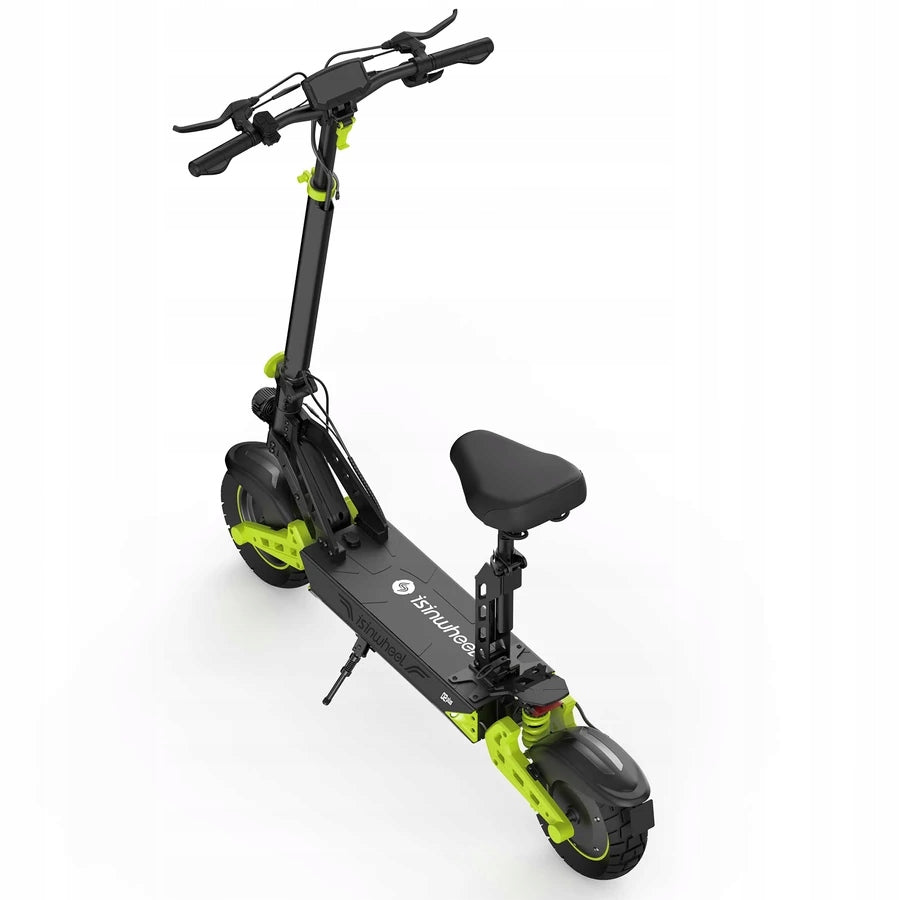 Isinwheel D2 Plus Green Prémium Elektromos Roller – 48v, 20Ah, 1000W, 65 km Color green