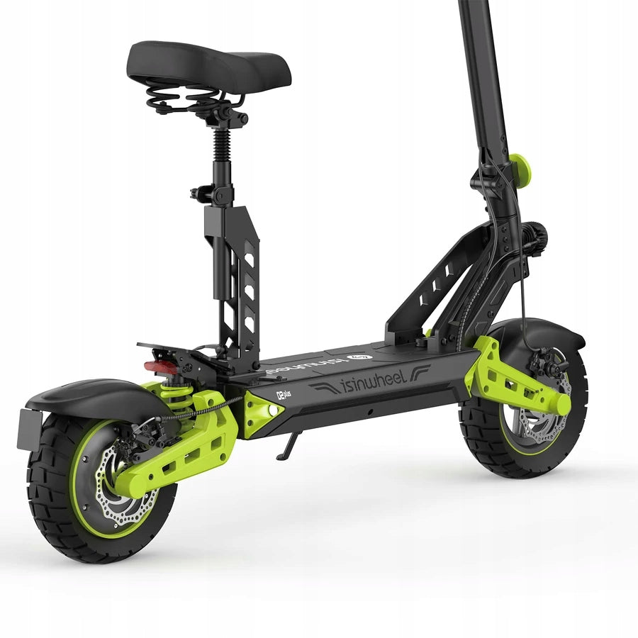 Isinwheel D2 Plus Green Prémium Elektromos Roller – 48v, 20Ah, 1000W, 65 km Model 5907986864235