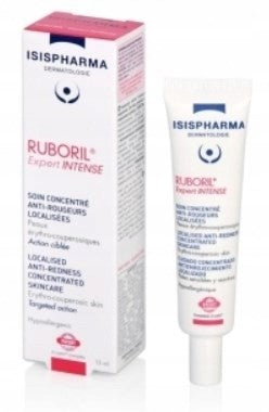 Koncentruotas, paraudimą neutralizuojantis kremas vietiniam naudojimui Isispharma Ruboril Expert Intense 15 ml