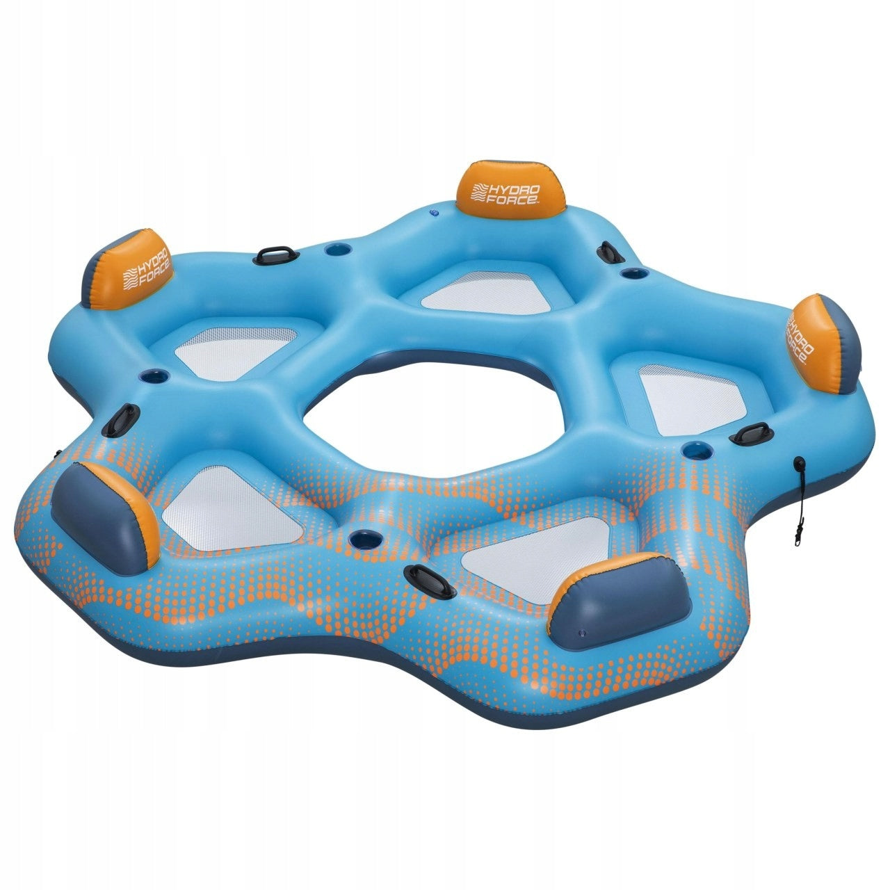 Island Swimming Mattress Hydro Force 300/287cm BESTWAY Backrest Handles