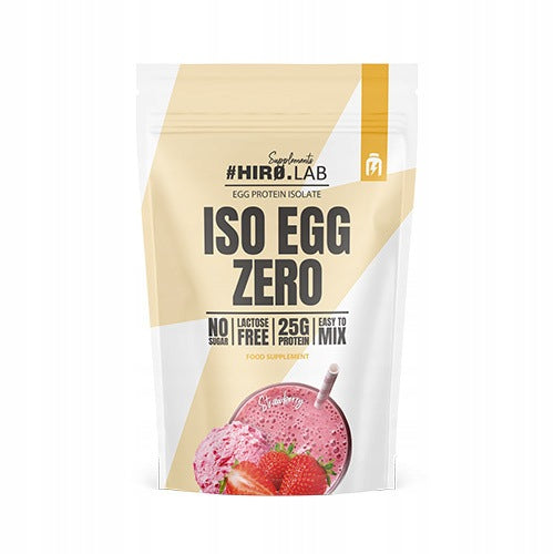 Iso Egg Zero Protein Isolate 500 g Strawberry Conditioner Hiro.Lab Packaging status original