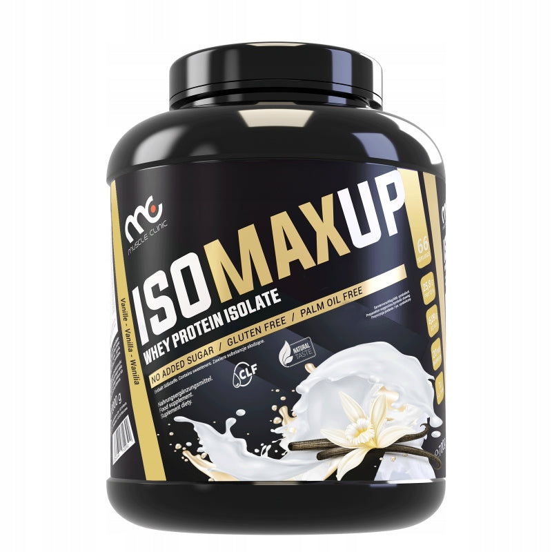 Iso Max Up Muscle Clinic 2000g Isolat WPI CLF Bromelaina Packaging status original