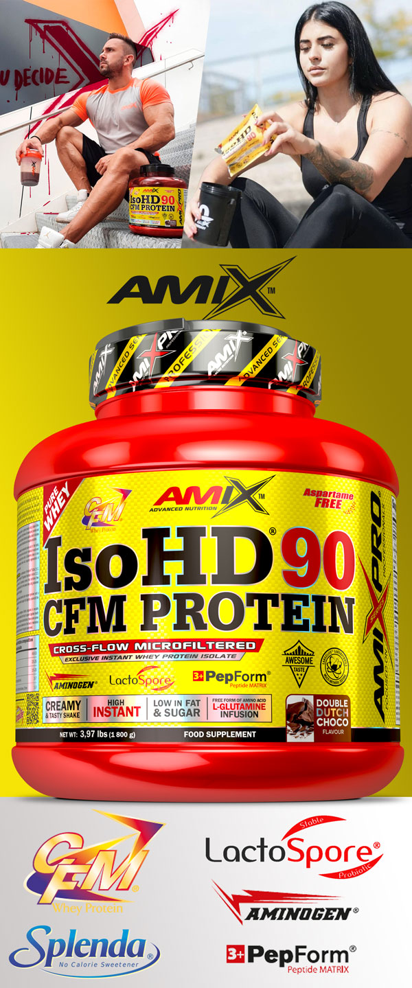 IsoHD 90 CFM Protein 1800g white chocolate Expiration date at least 3 months from the date of purchase