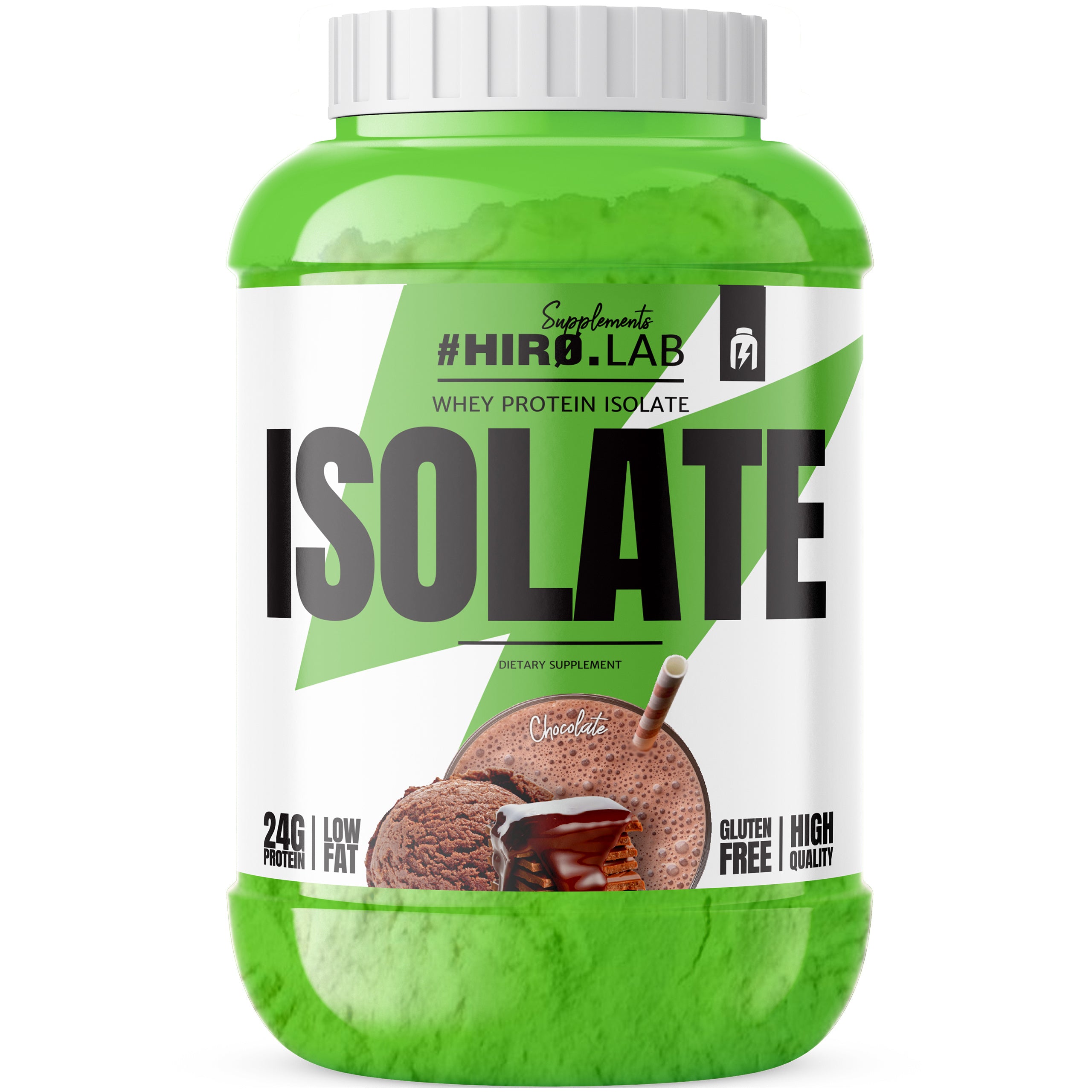 Isolate Protein WPI HIRO.LAB Whey Protein 1800g Chocolate Conditioner WPC