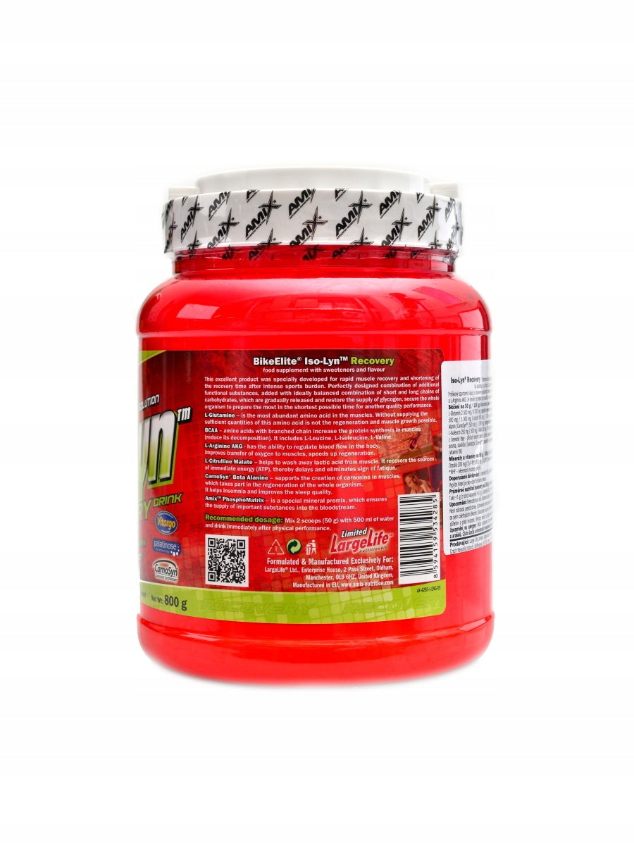 Isolyn Recovery drink 800 g citron Amix nutrition Packaging status original