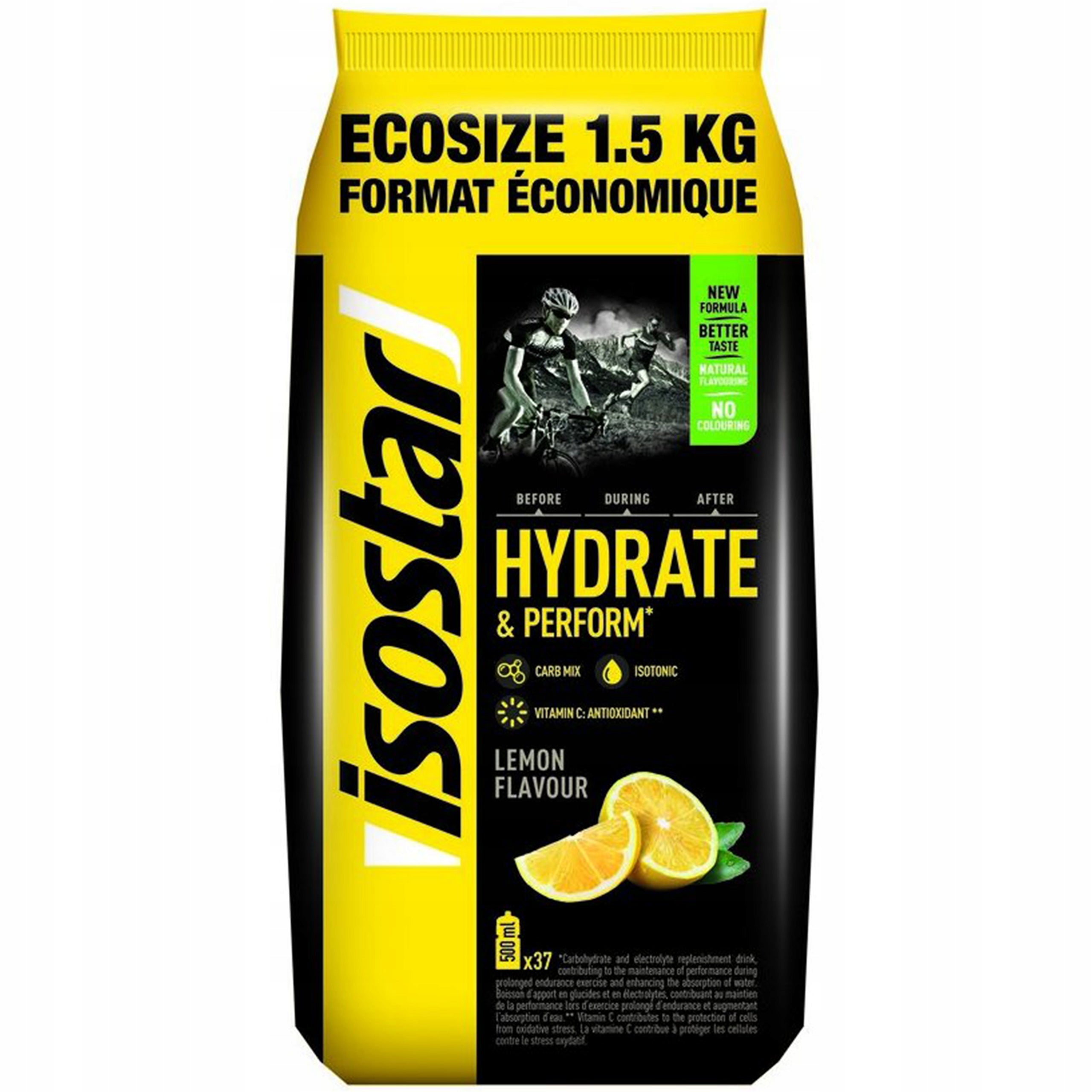 Isostar Hydrate Perform Isotonic Lemon Carbohydrates Electrolytes 1500 g