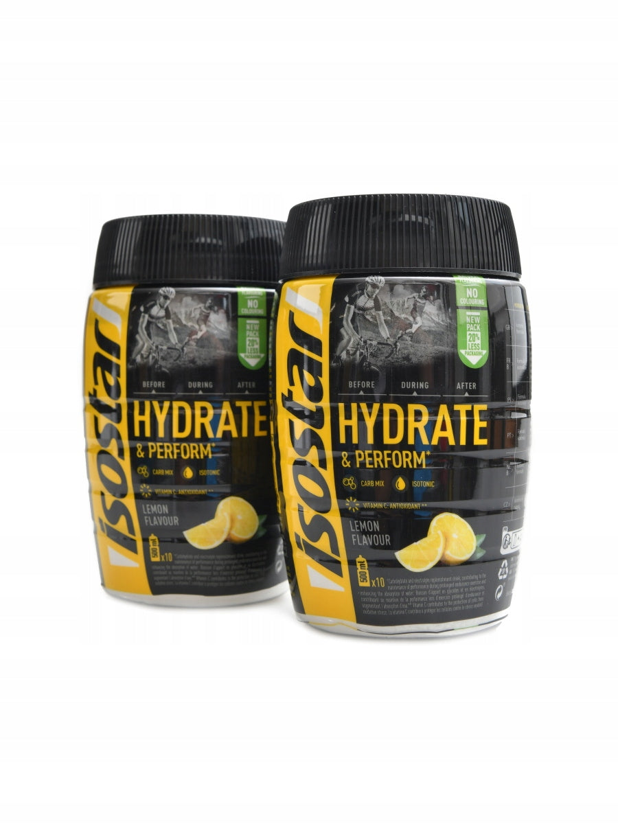 Isostar hydrate perform isotonic drink 2 x 400 g citron DUOPACK