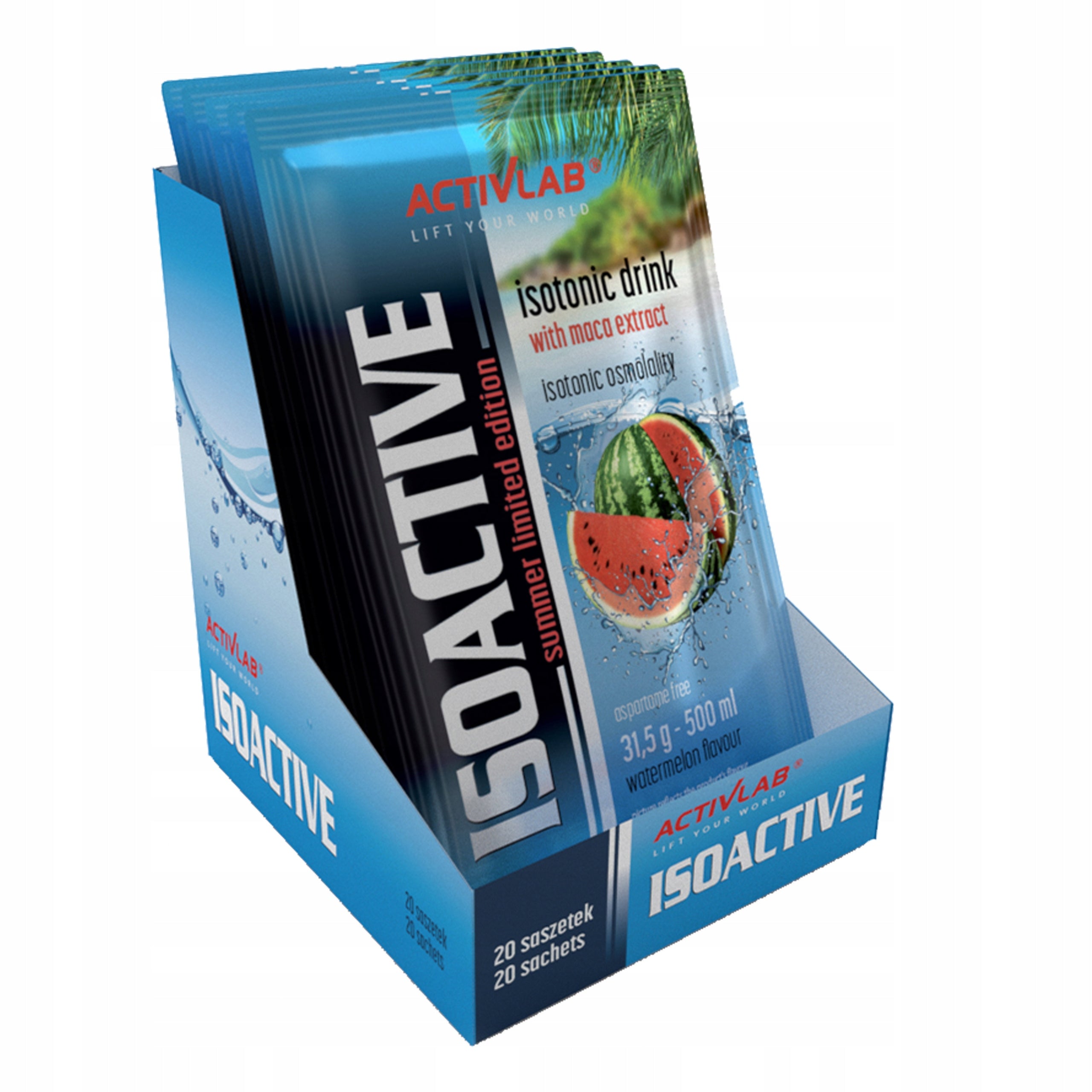 Isotonic ACTIVLAB IsoActive 20x31,5g Isotonic Drink Electrolytes Watermelon