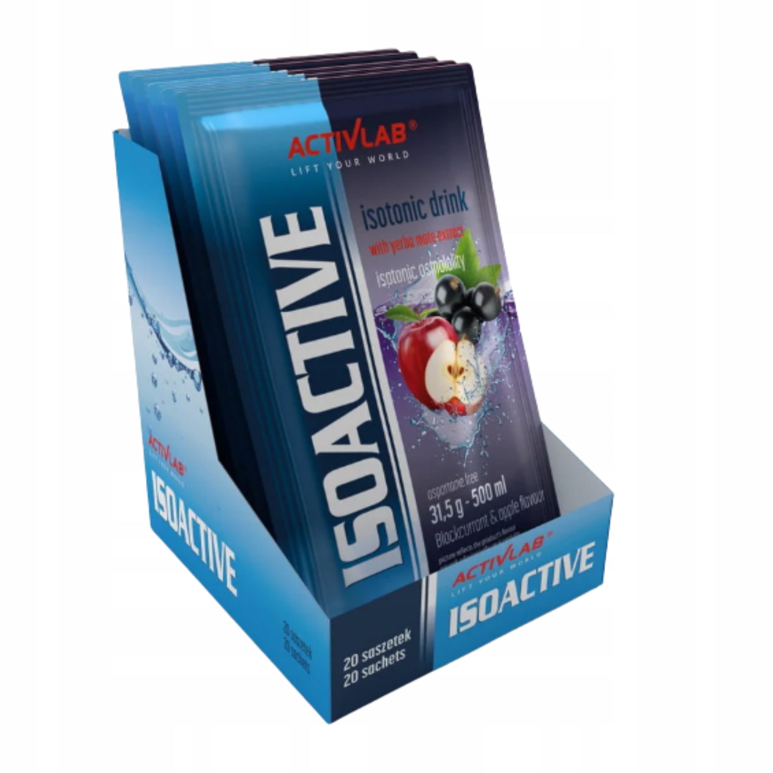 Isotonic ACTIVLAB Isoactive 20x 31,5g Currant Electrolytes Hydration