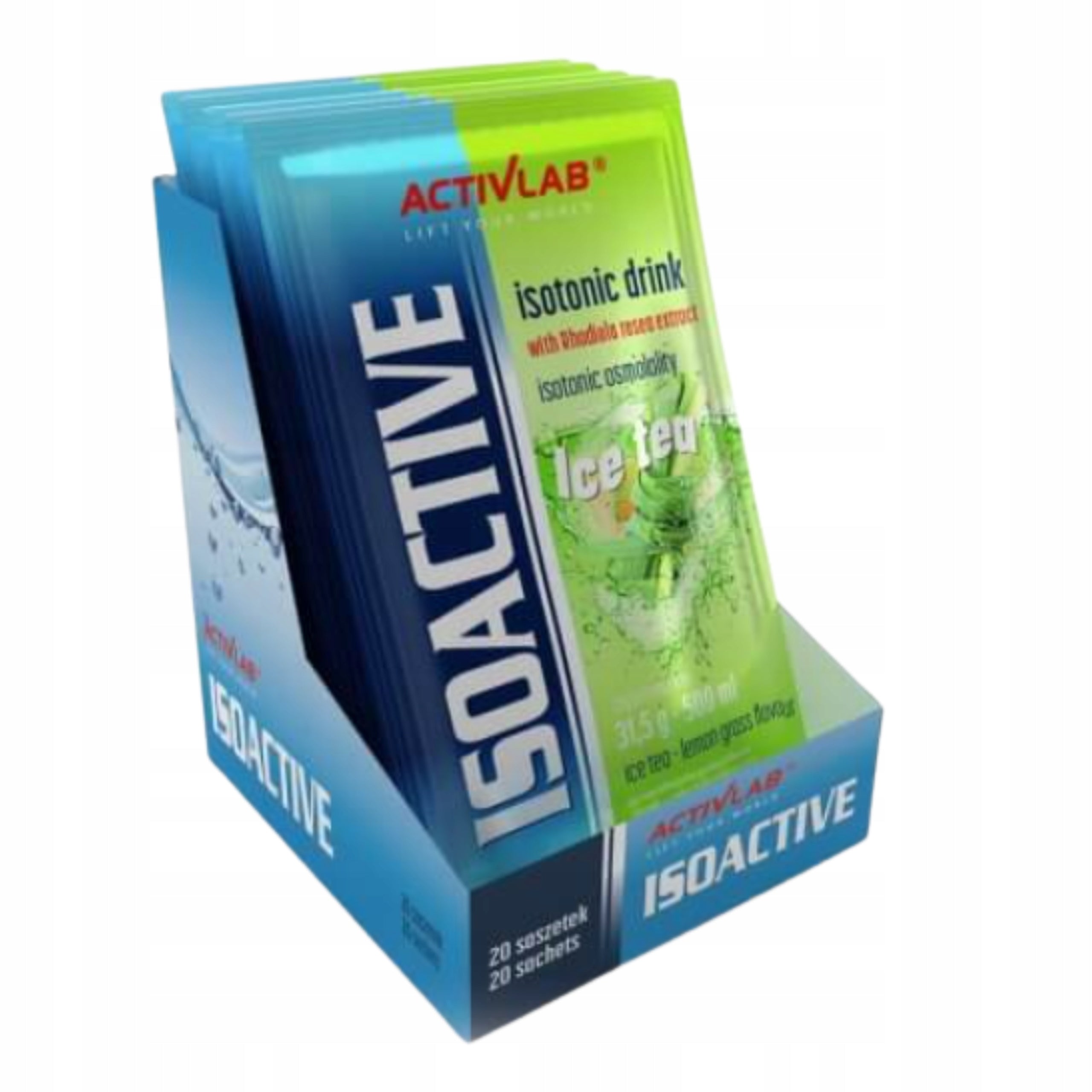 Isotonic ACTIVLAB Isoactive 20x 31,5g Ice Tea Electrolytes Hydration