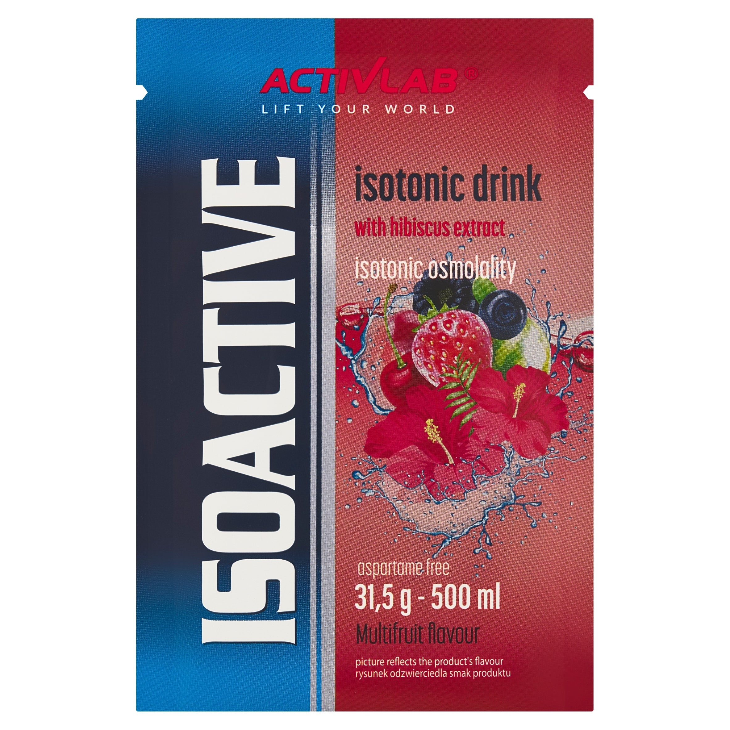 Isotonic Activlab multifruit sachets 31 g Packaging status original