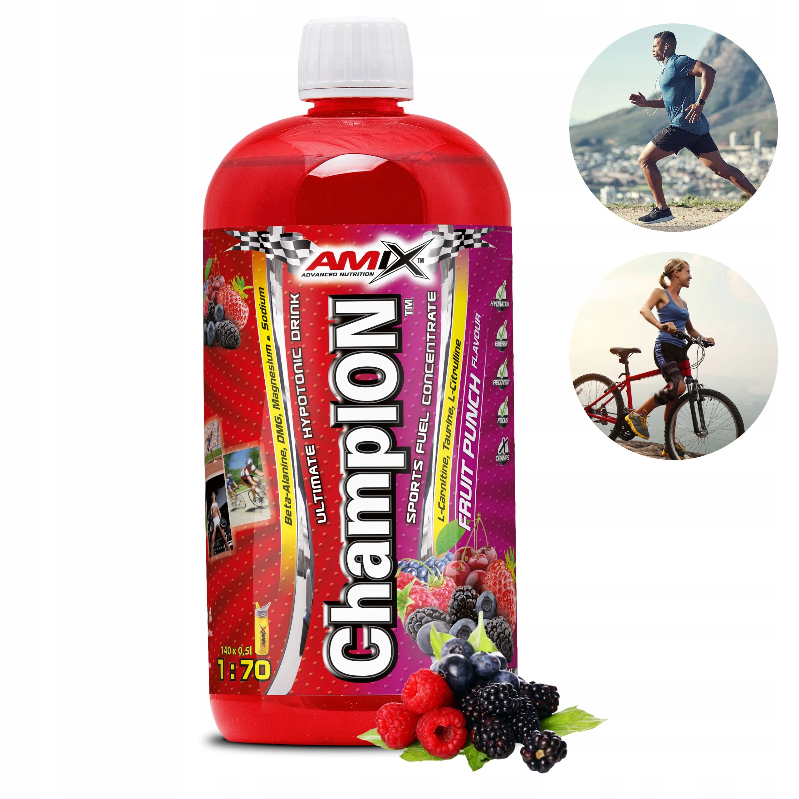 Isotonic Beta alanine, Carnitine, Electrolytes strong formula for strength
