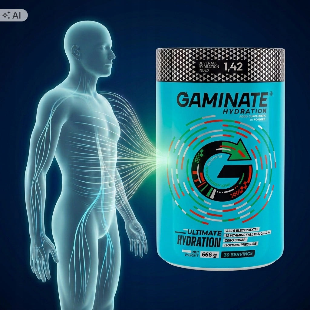 Isotonic Electrolytes Without Sugar GAMINATE Hydration Strawberry Kiwi 666g 2 pcs Expiration date at least 1 year from the date of purchase