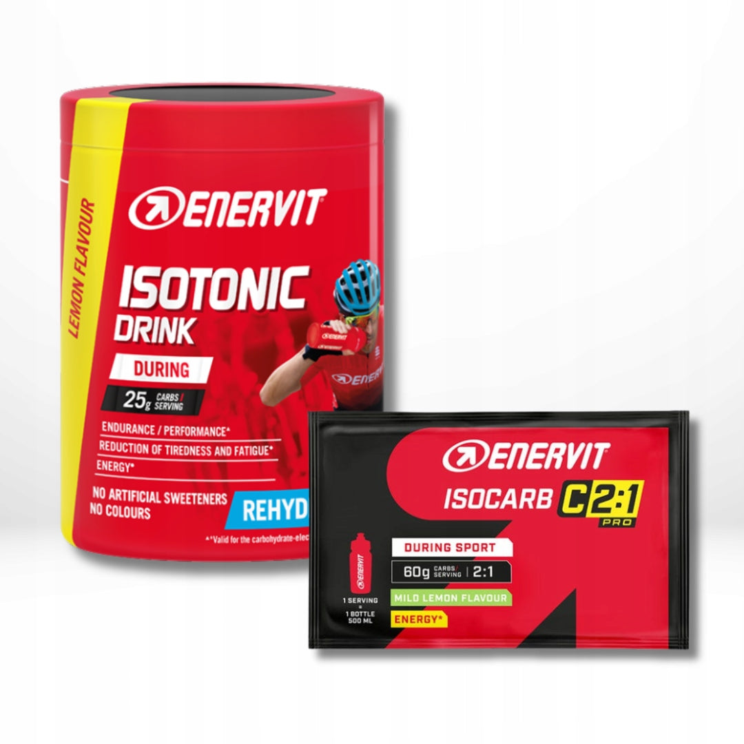 Isotonic Enervit Isotonic Drink 420g lemon FREEBIE Isocarb C2:1PRO sachet
