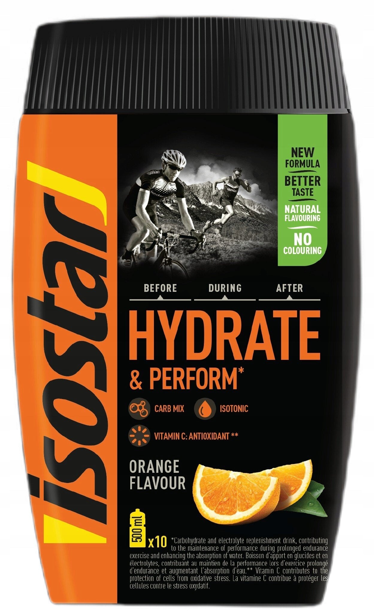 Isotonic ISOSTAR Hydrate & Perform Orange (400 g) Expiration date not specified
