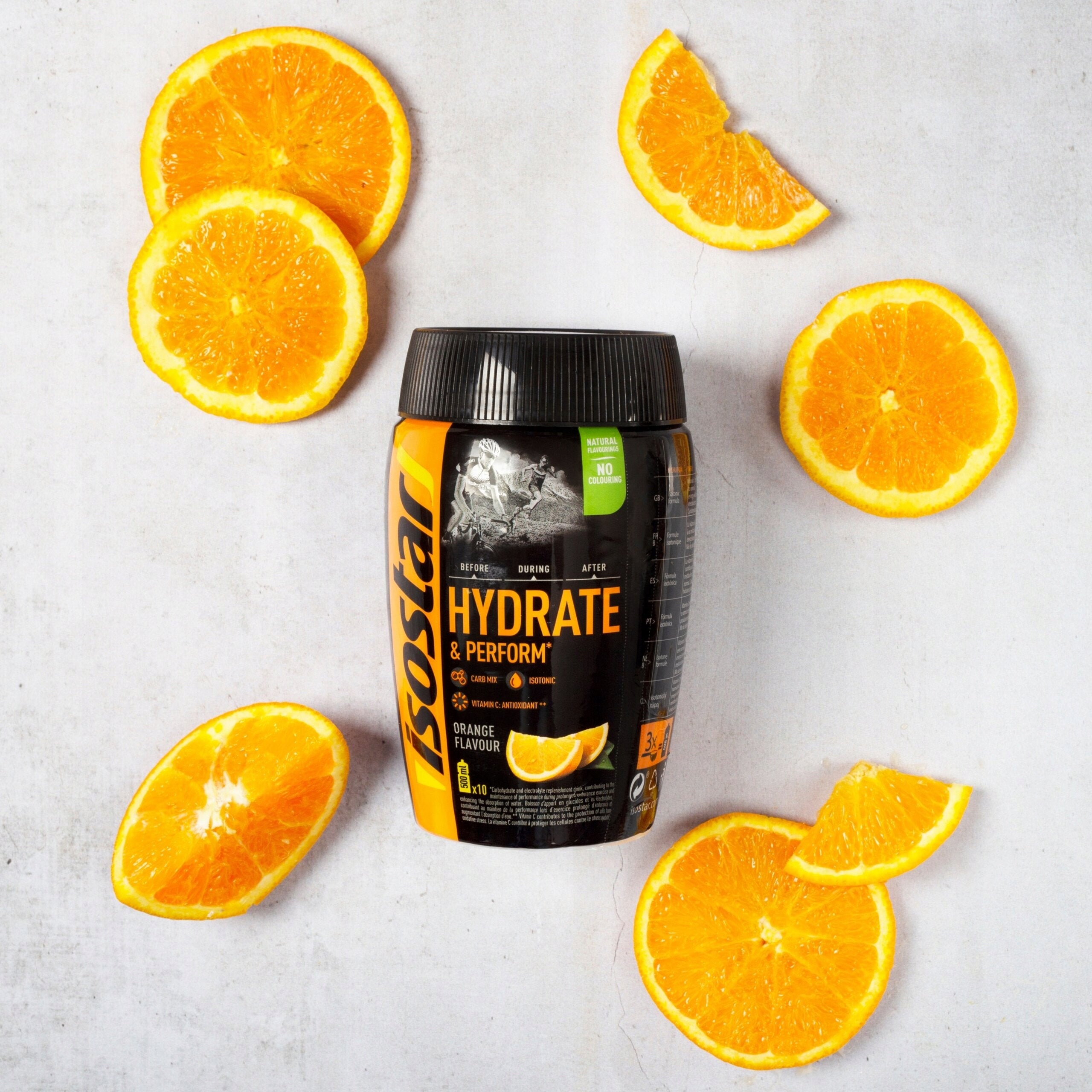 Isotonic ISOSTAR Hydrate & Perform Orange (400 g) Flavor orange