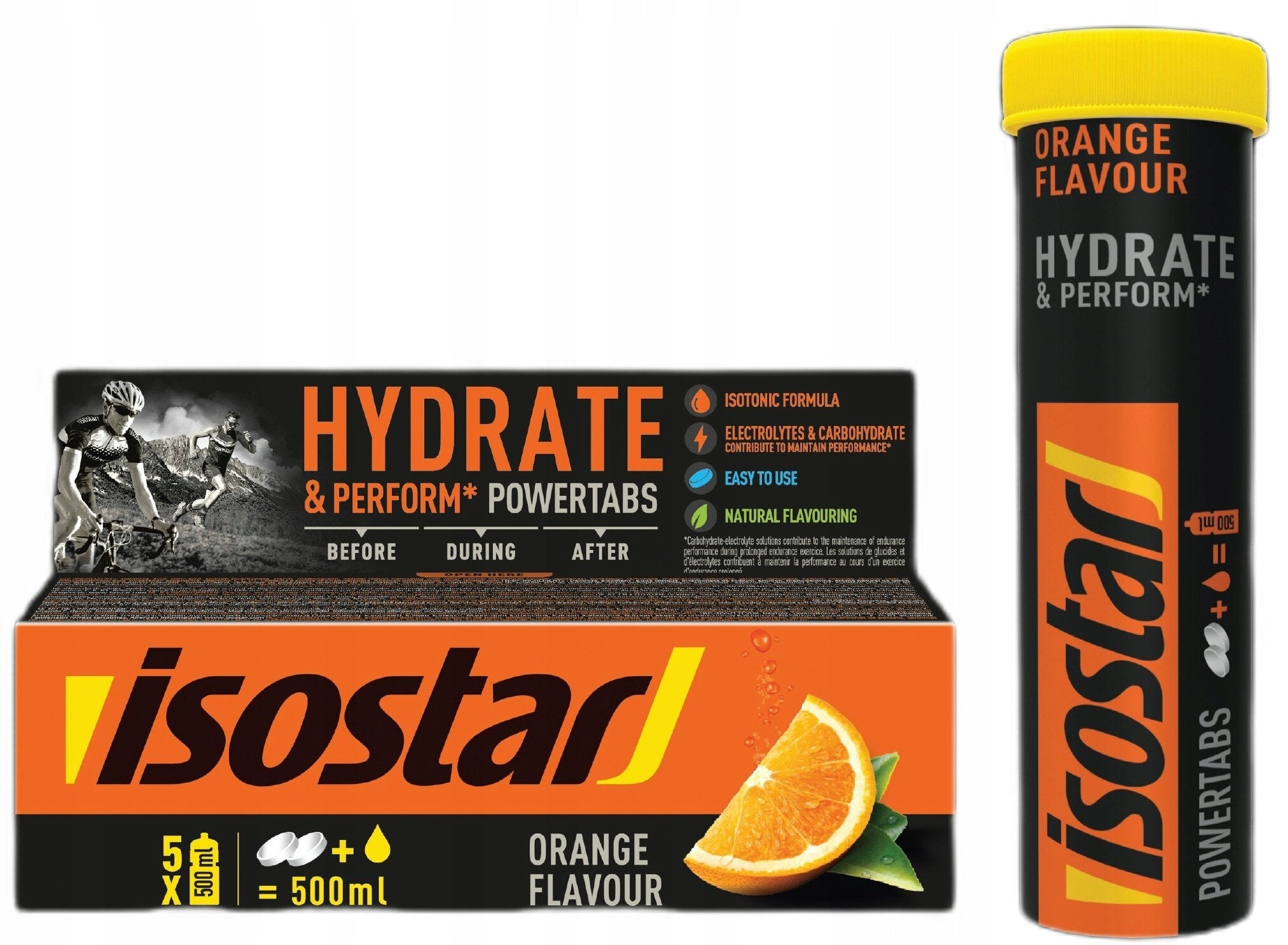 Isotonic ISOSTAR Hydrate & Perform Power Orange (10 tablets) Expiration date not specified