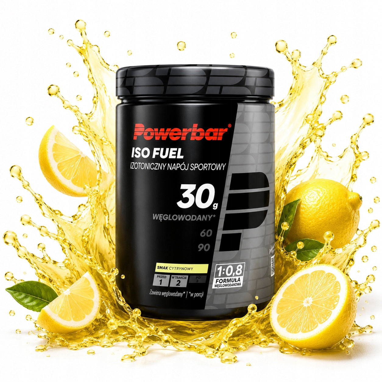 Isotonic PowerBar 608 g Lemon Isotonic Drink Electrolytes Hydration