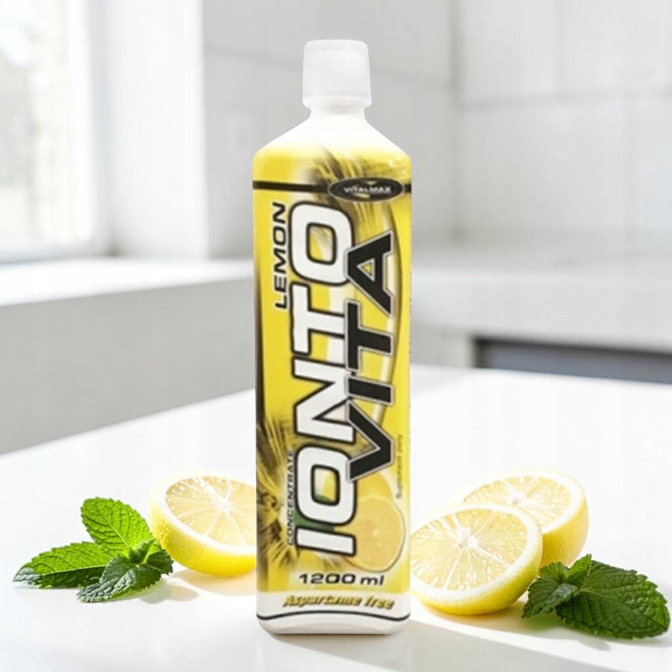 Isotonic VITALMAX Ionto Vita Vitamins Magnesium Sodium Lemon 1200ml Drink Packaging status original