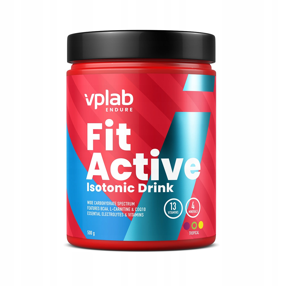 Isotonic VPLab 500g 25 servings Tropical fruits, Electrolytes Vitamins CoQ10