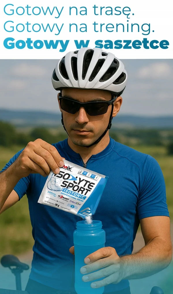 Isotonic + electrolytes + carbohydrates for athletes runners x20 Packaging status original
