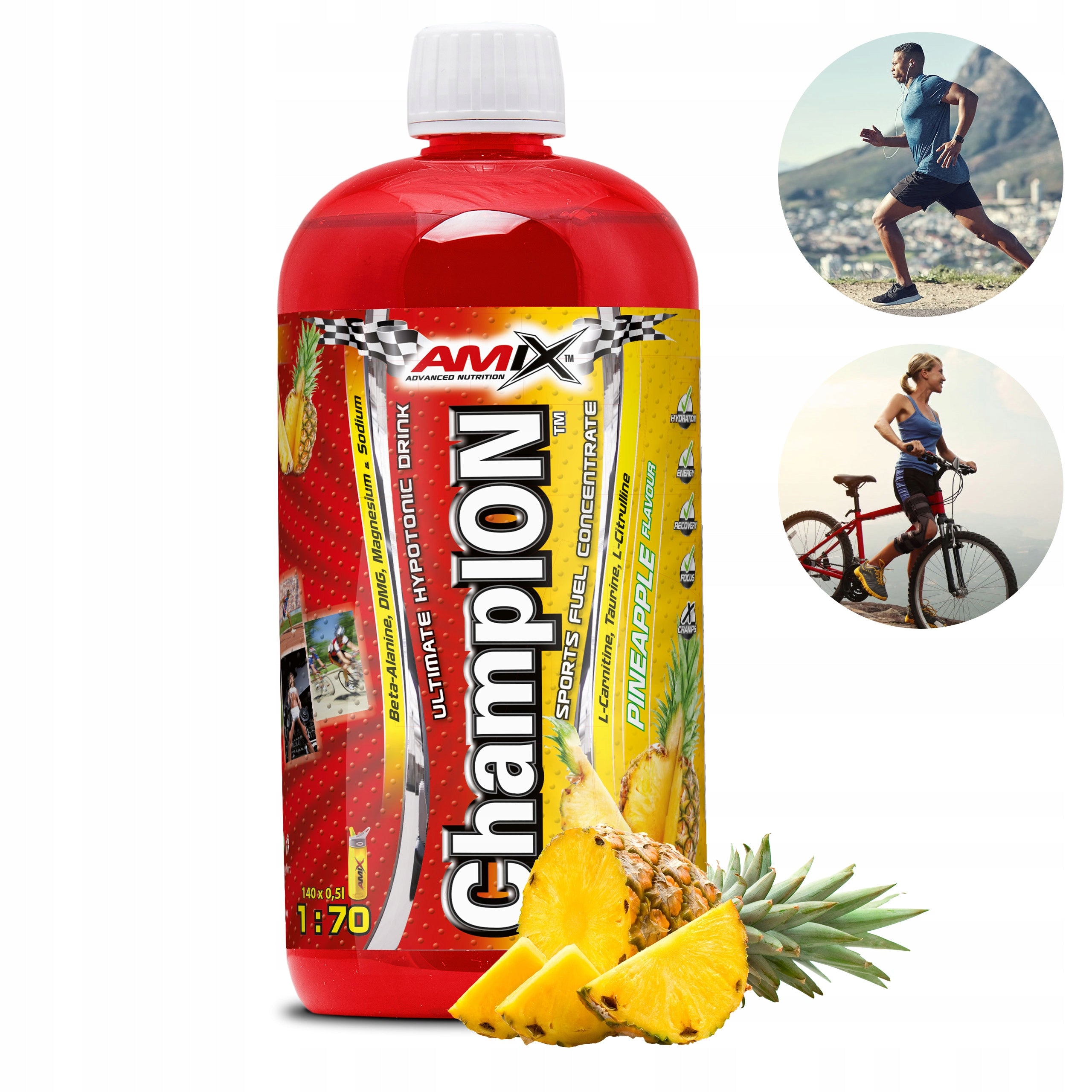 Isotonic for athletes - Carbohydrates, Electrolytes Vitamins Beta-alanine