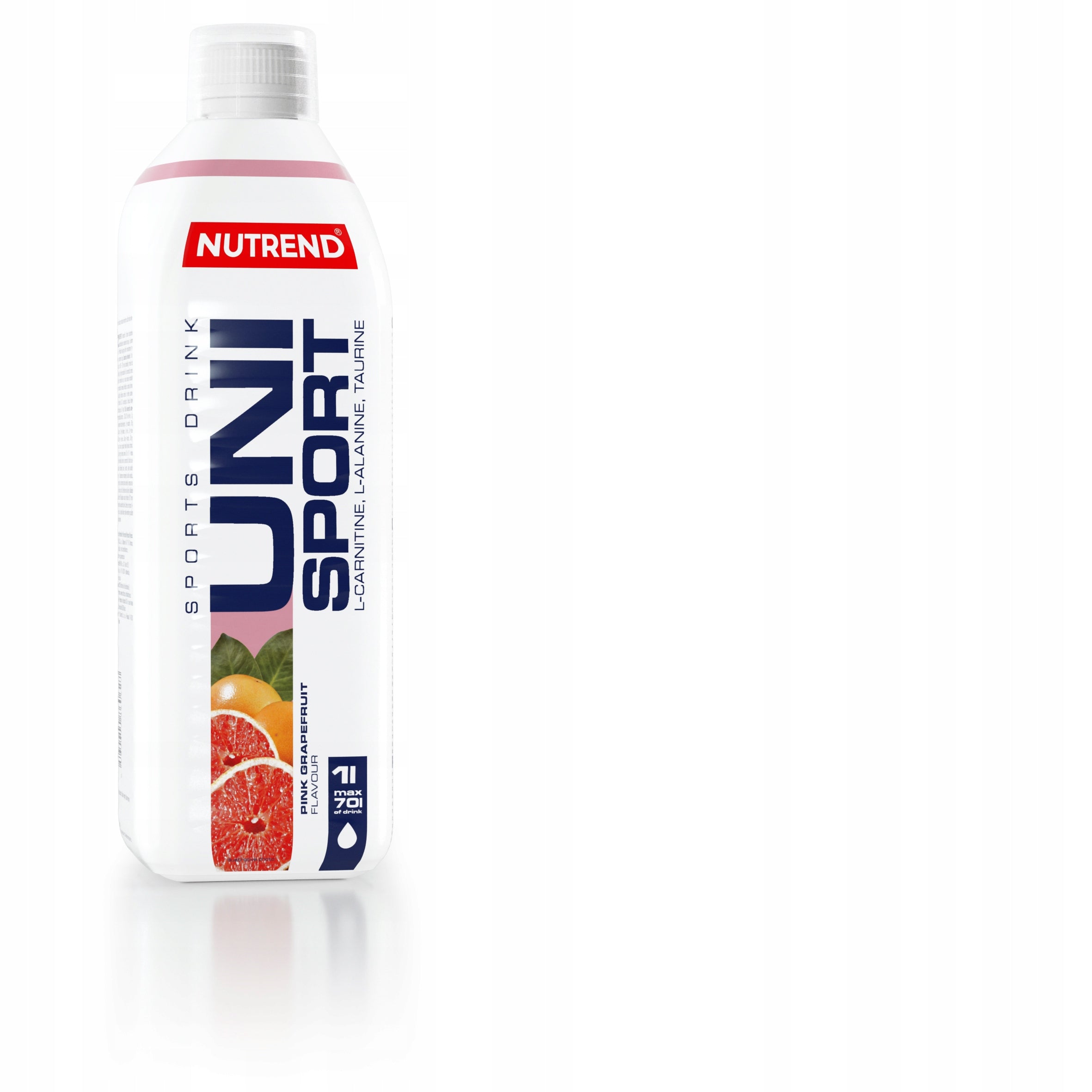 Isotonic liquid Nutrend Unisport grapefruit flavor 1000 ml Expiration date at least six months from the date of purchase