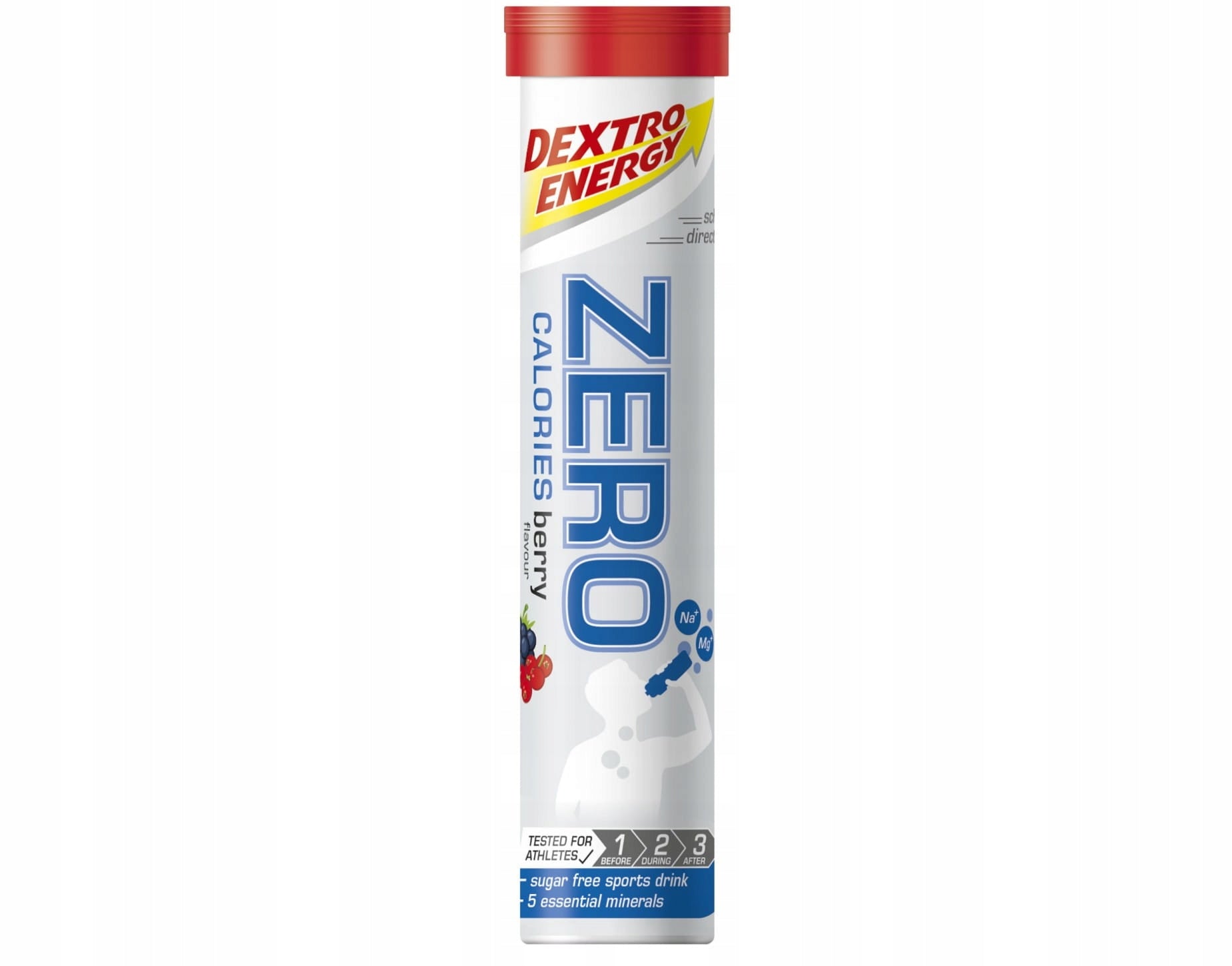 Isotonic tablet Dextro Energy Zero Calories berry 80 g electrolytes
