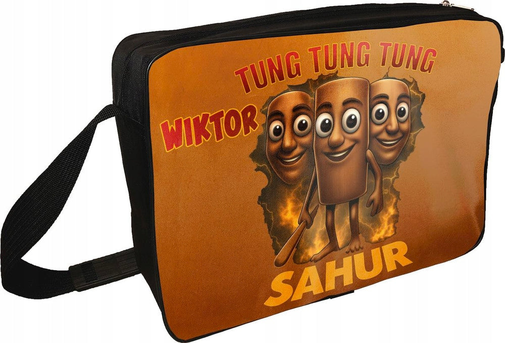 Italian Brainrot Tung Tung Tung Sahur Shoulder Bag