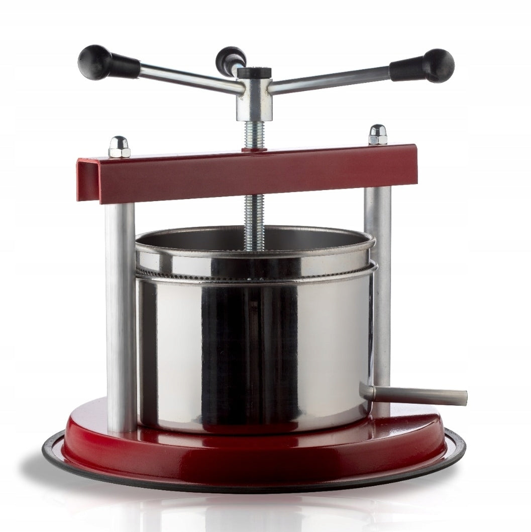 Italian press juicer for must fruit wine tincture cheese 3 L