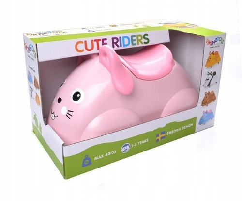 Viking Toys Kaninchen-Spielzeugauto, rosa 