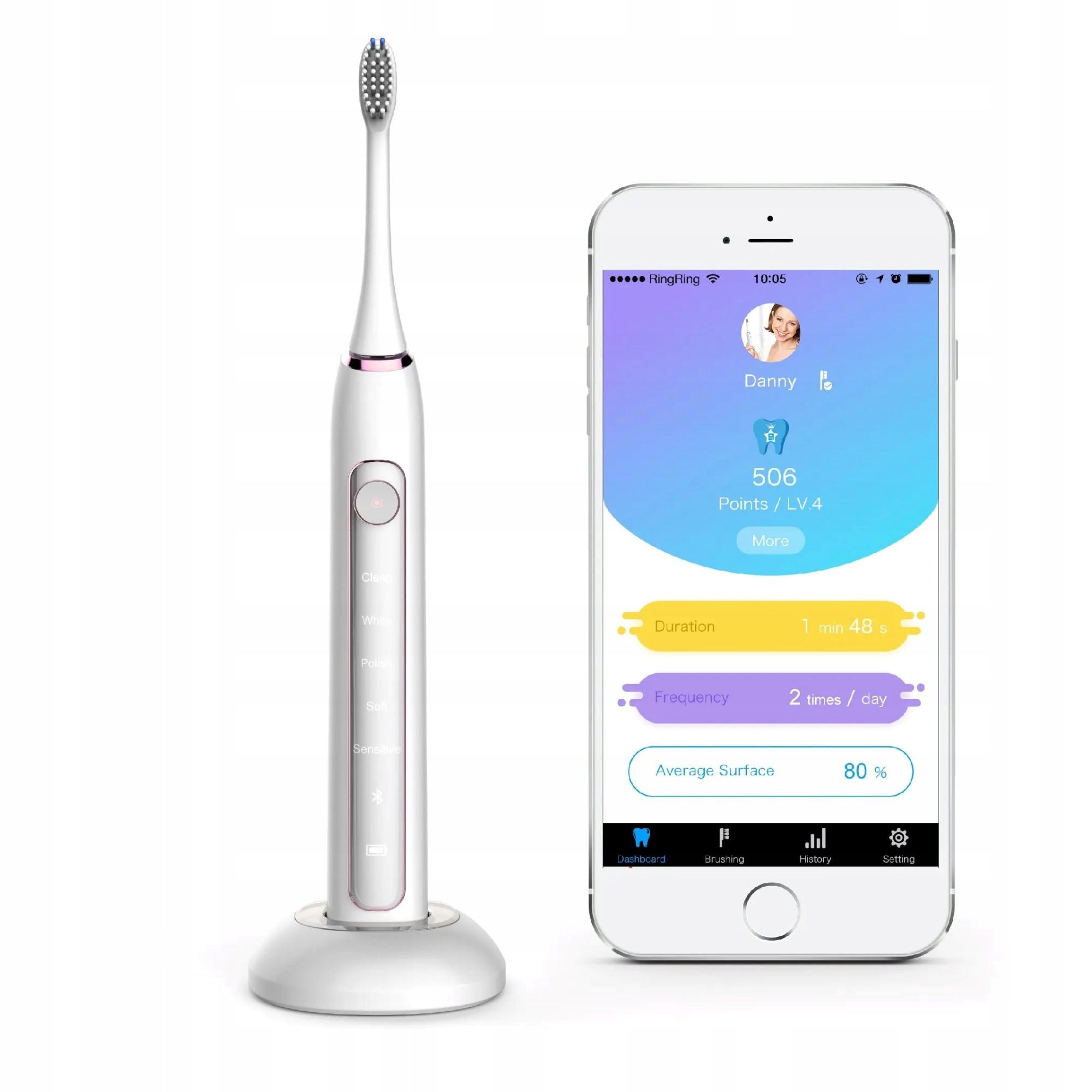 J-STYLE zubní kartáček Sonic 1741A černý Kind toothbrush