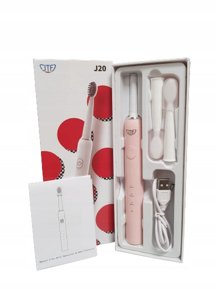 J20 JTF Sonic Toothbrush, Pink