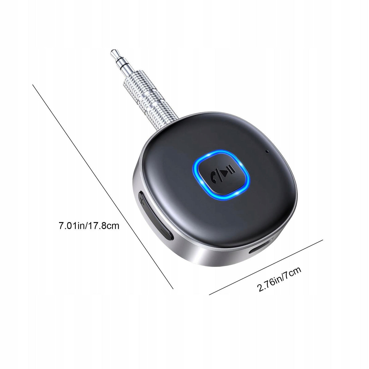 J33 Bluetooth Adapter 5.0 AUX Car Audio Receiver Converter For Car