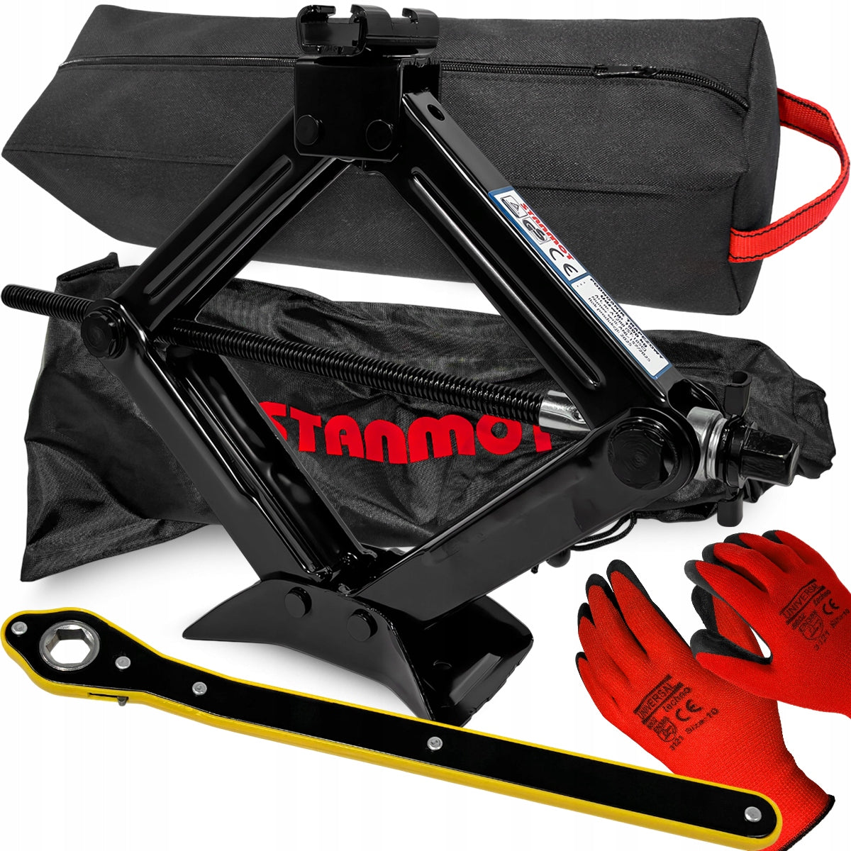 JACK 1,5T KEY RATCHET PROTECTIVE GLOVES BAG ORGANIZER