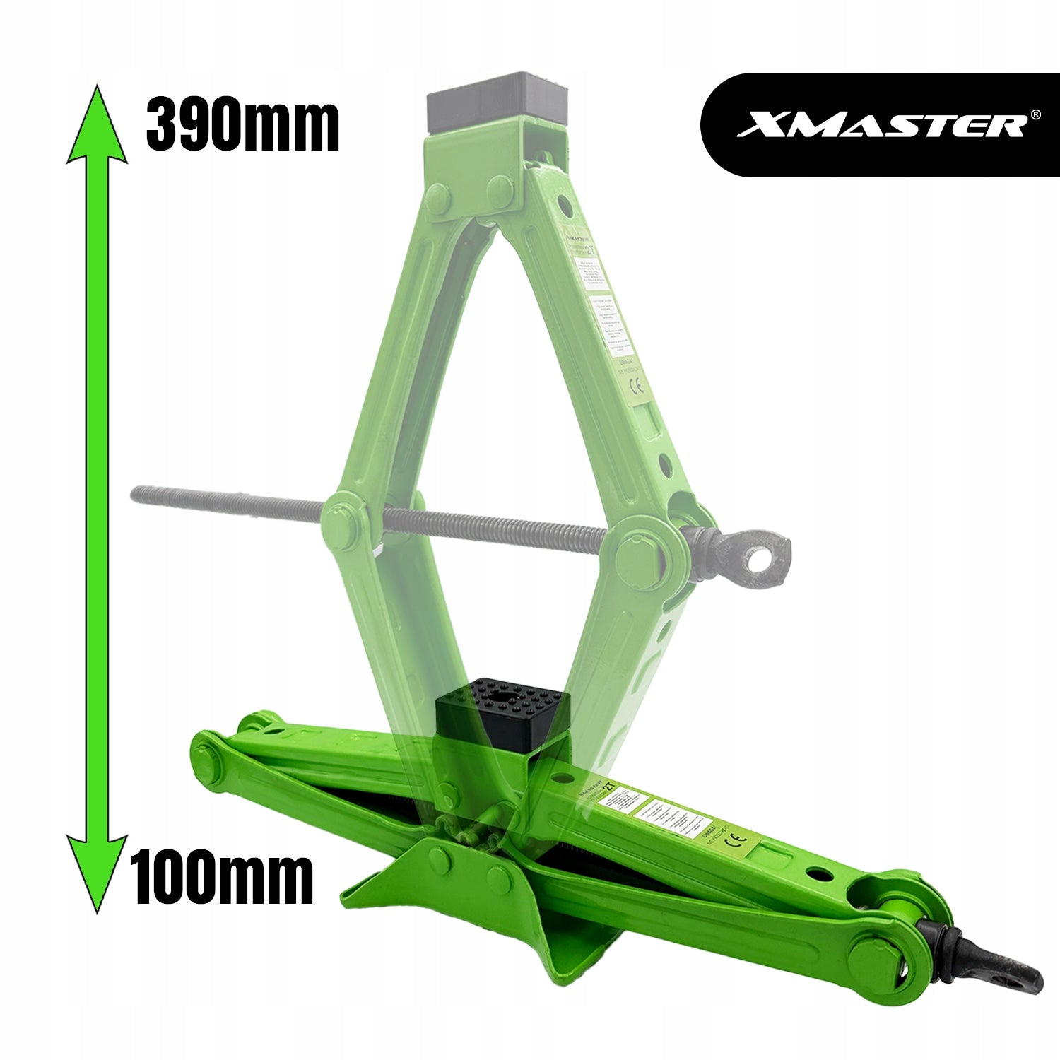 JACK CAR TRAPEZOIDAL LIFT 2000KG FOR WHEEL REPLACEMENT TRAPEZOID 2T Brand XMaster